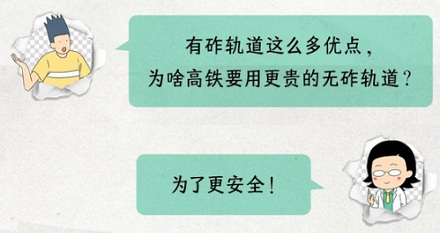 同样是铁轨，为啥火车轨道铺满石子，高铁轨道却干干净净？