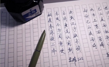 为什么小时候老师规定钢笔必须用蓝黑墨水？